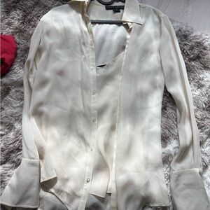 Ralph Lauren Black Label Silk Blouse and Cami